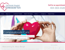 Tablet Screenshot of nshcardiovascularcare.com